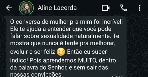 Depoimento de Aline Lacerda